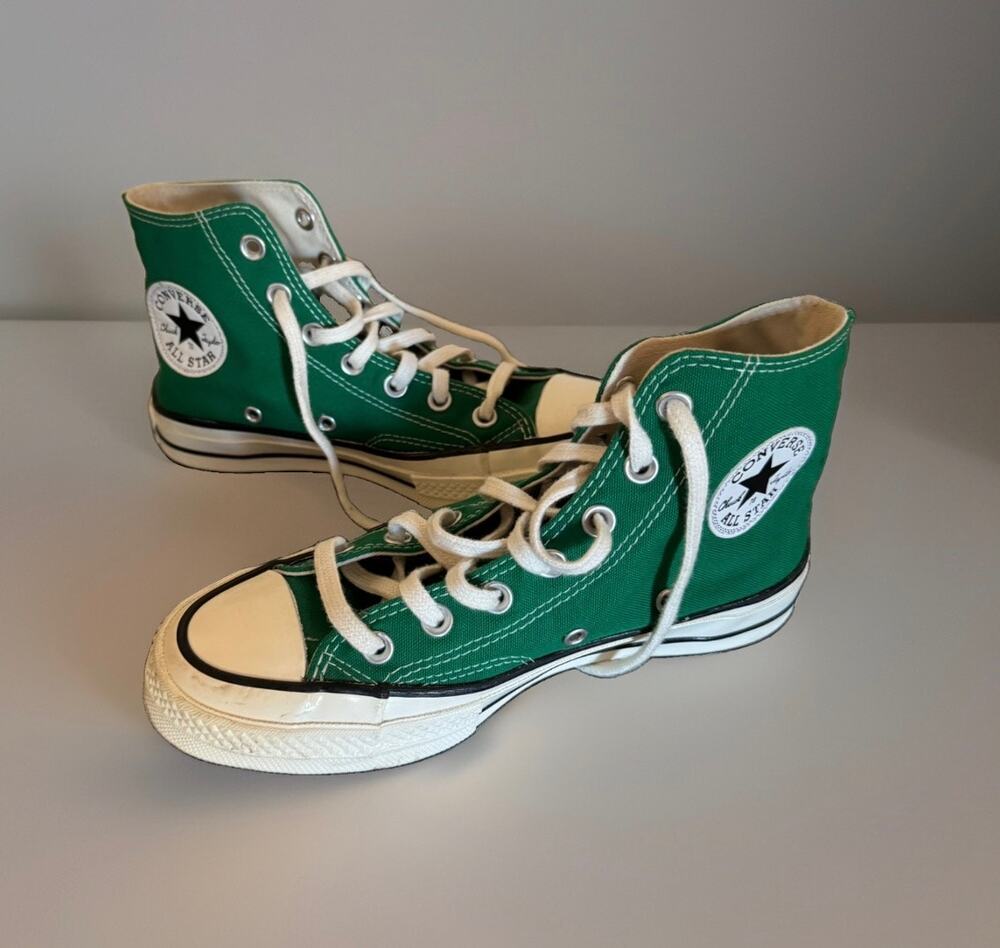 Converse Chuck 70 High Top Green Sneakers Unisex Men 4.5 Women 6.5